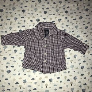 Baby boy button down